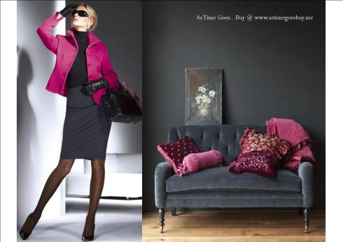 Looks to Love - Pink and Dark Grey